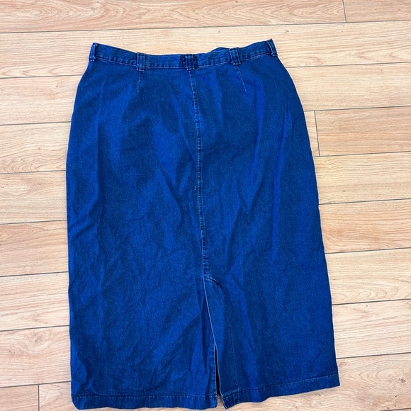 Riders casual 22w medium wash denim maxi dress - Picture 4 of 4